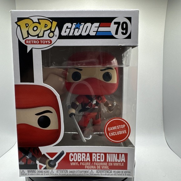 Funko Pop! Vinyl: G.I. Joe - Cobra Red Ninja - GameStop (GS) (Exclusive) #79